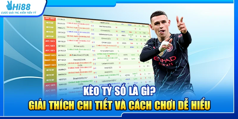 Kèo Tỷ Số Là Gì? Giải Thích Chi Tiết Và Cách Chơi Dễ Hiểu