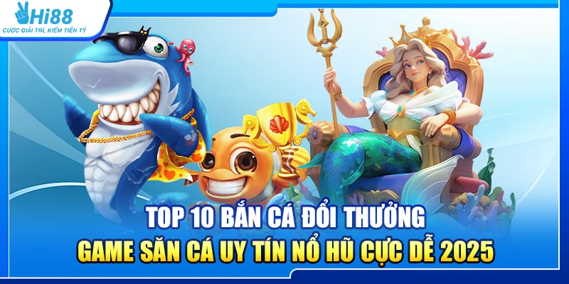 Top 10 Bắn Cá Đổi Thưởng – Game Săn Cá Uy Tín Nổ Hũ Cực Dễ 2025