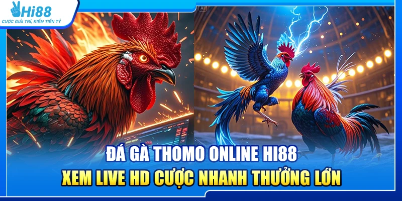Đá Gà Thomo Online Hi88 – Xem Live HD Cược Nhanh Thưởng Lớn