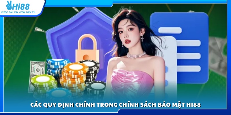 Tổng hợp các quy định chính sách bảo mật Hi88 